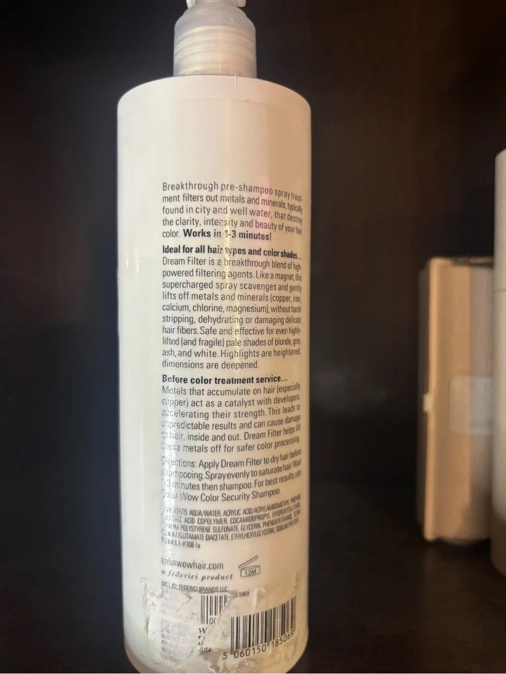 Color Wow Dream Filter Pre-Shampoo Treatment — White
